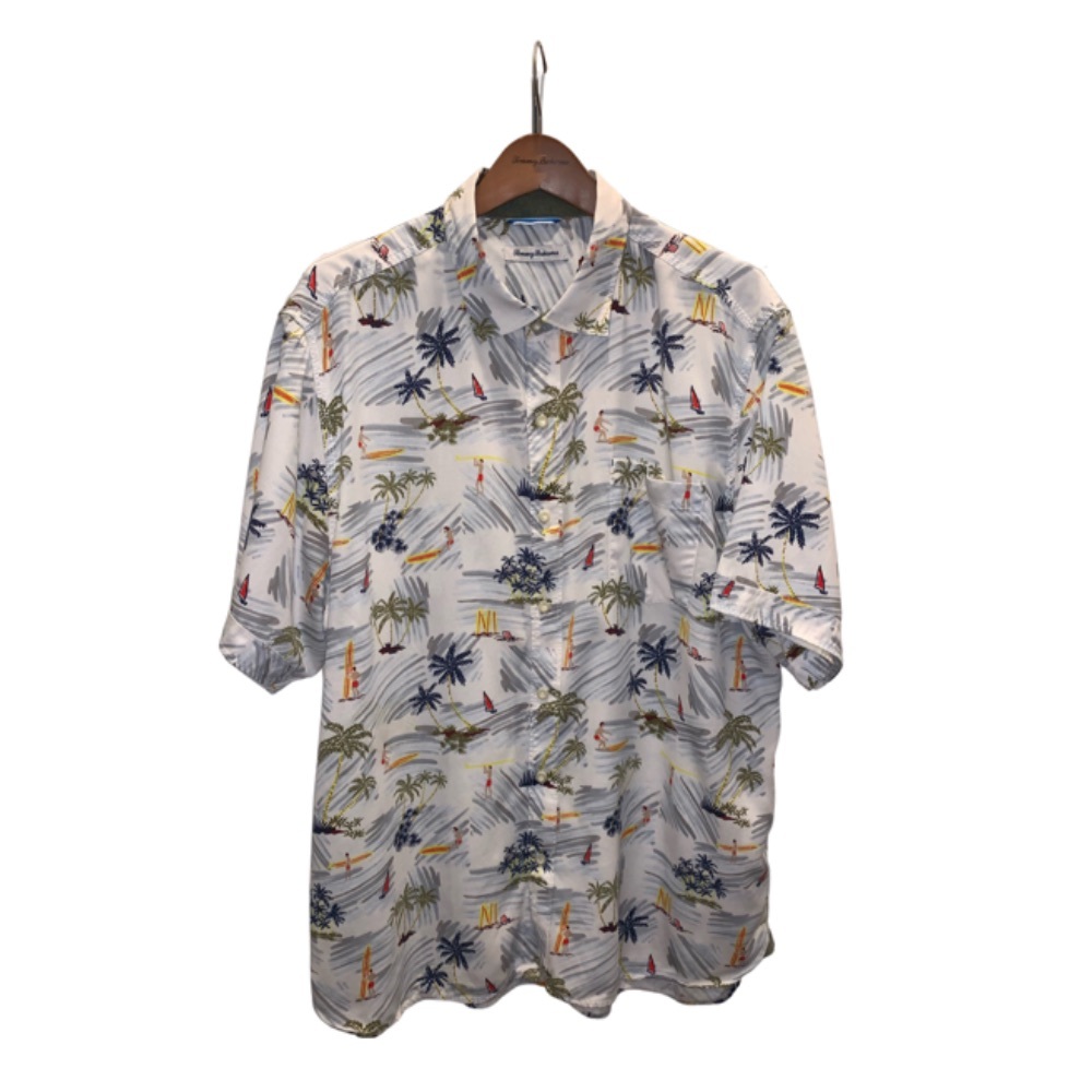 Tommy Bahama Hawaiian Button-Up Camp Shirt